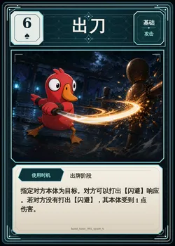 出刀，黑桃6