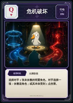 危机破坏，红桃Q